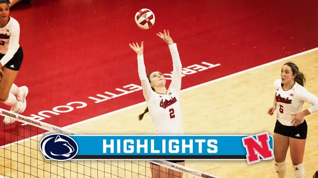 Penn State At Nebraska Highlights Big Ten Volleyball Oct 14 2023 